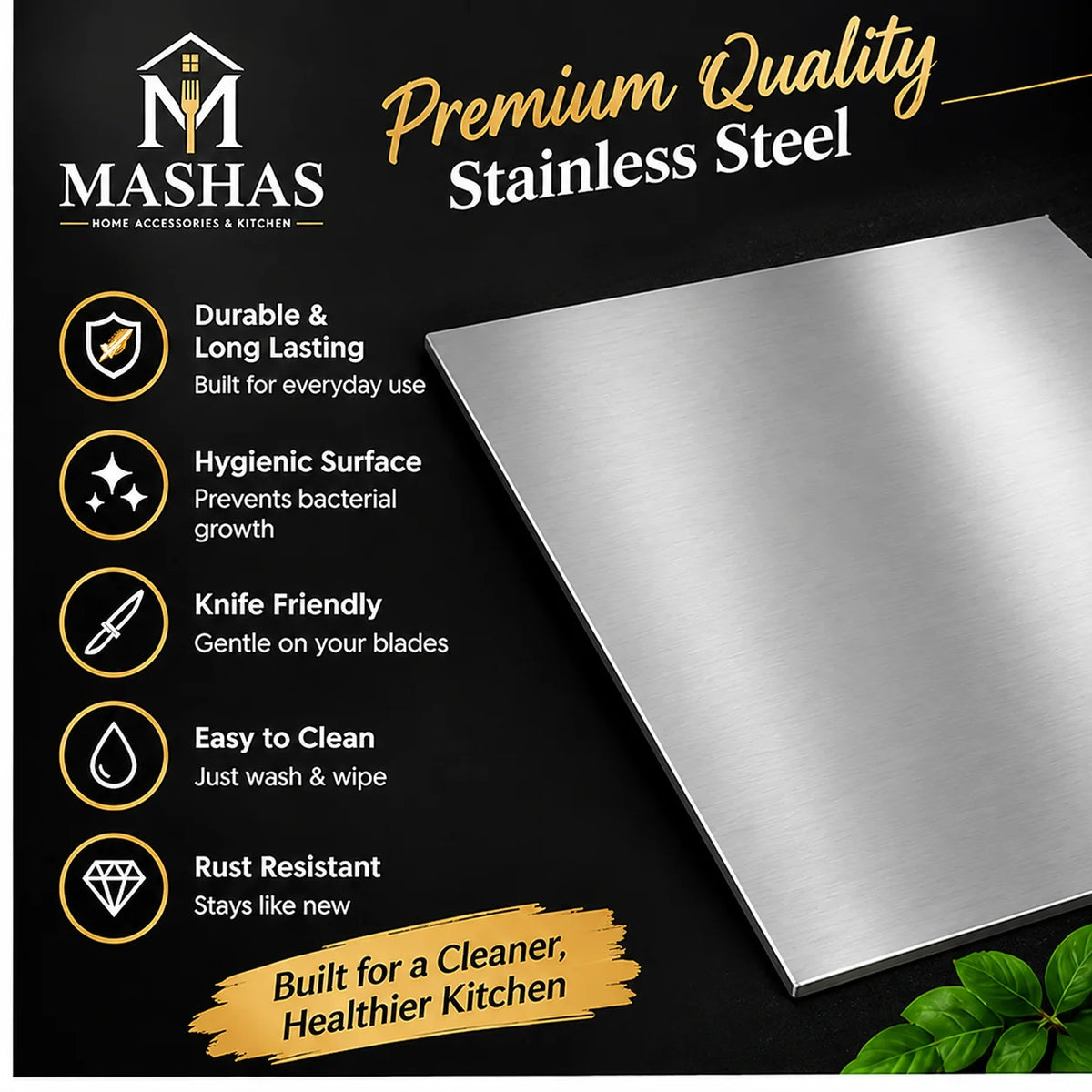 Stainless Steel Cutting Board-Large
